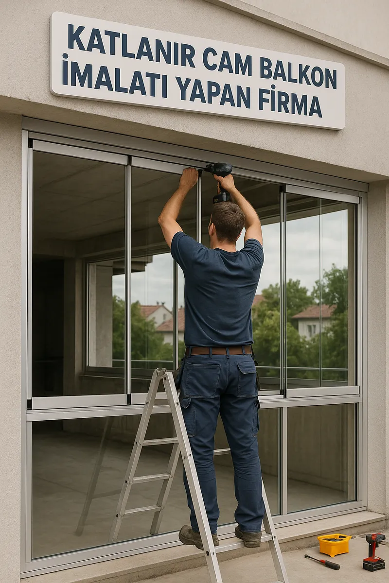 Silivri katlanır cam balkon uygulaması